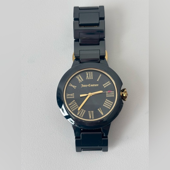 Juicy Couture Accessories - Juicy Couture Quartz Movement Midnight Blue Ceramic over Metal Timepiece